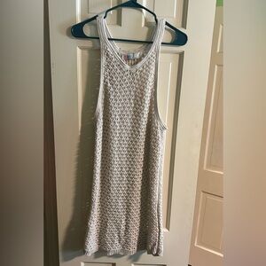 Free people beach swim coverup crochet large